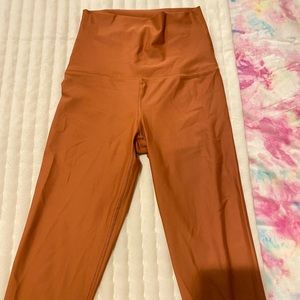 Aerie offline rust color leggings size Small